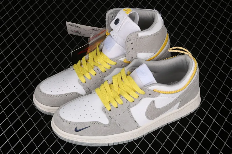 All categories Air Jordan Jordan series basketball shoes Air Jordan 1 High Z version Air Jordan 1 Switch "Light Smoke Grey" Smoke gray zipper J1 Joe 1 high-top cultural basketball shoes CW6576-100